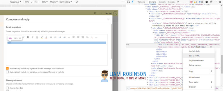 add html email signature to outlook 365 add html email signature to outlook 365