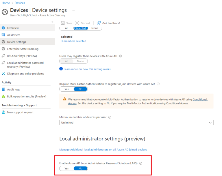 How To Setup Windows Laps In Azure Ad And Intune Tech Blog News How To S And More