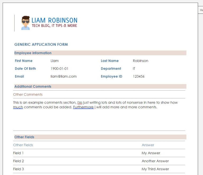 Replace your old paper based forms with Microsoft 365. Step-By-Step ...