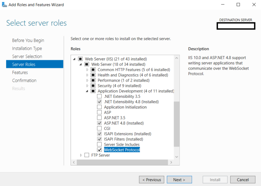 Install WebSocket